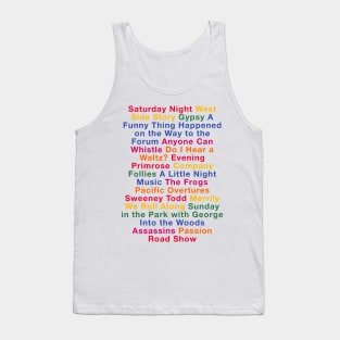 Stephen Sondheim Shows Tank Top